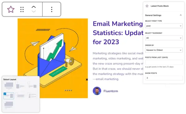 FluentCRM Newsletter Automation